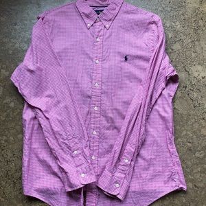 Pink Polo Button-Up